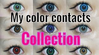 My Color Contacts Collection Review　カラコンコレクション 　by 桃桃