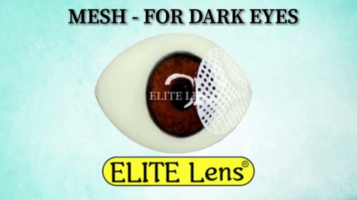 White Contacts For Dark Eyes – Mesh ( Blind )