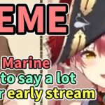 MEME That Marine used to say a lot in her early streams [ENG SUB] Hololive