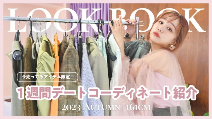 【お高め】１週間デートコーデLOOK BOOK♡【2023aw/161cm】