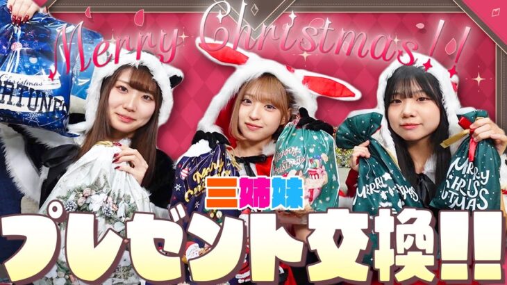 【三姉妹】クリスマスプレゼント交換！今年もパパママから三姉妹に…