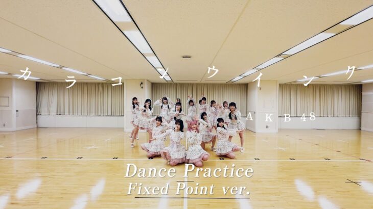 【Dance Practice】AKB48 「カラコンウインク」 Fixed Point ver.