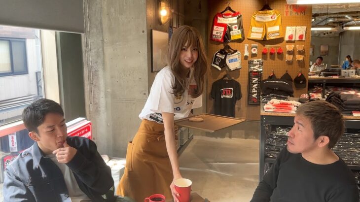金髪ギャルになってJTT CAFEで働いていたら朝倉海さんは気づくのか？