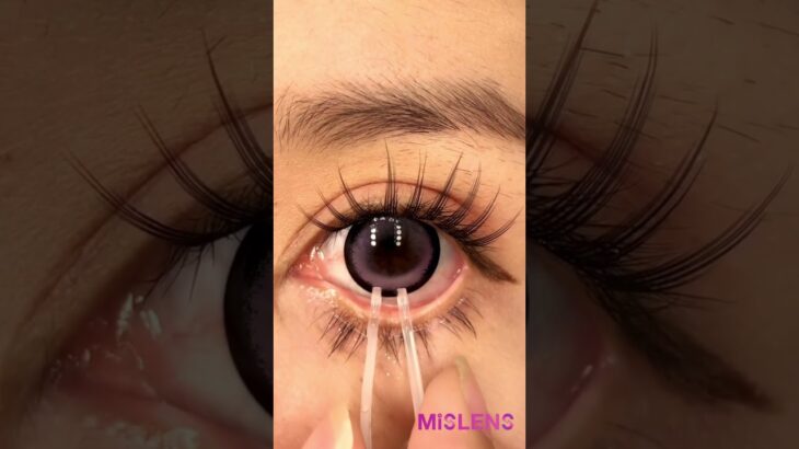 [MISLENS] It was easy to remove!😮  #makeup #contactlenses #mislens #howto #eyecare #tips #remove