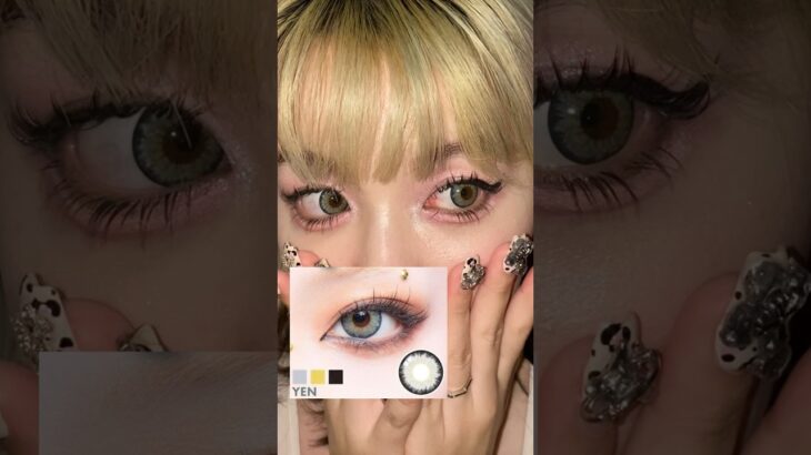 ちゃんみなちゃんのカラコンめっちゃ盛れる🥵💘 #カラコン #カラコンレビュー #makeup #eyemakeup