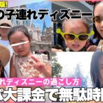 【3児連れて】二日連続ディズニー！の１日目。今回は課金に頼る【大充実】