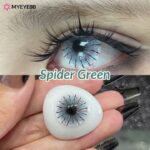 MYEYEBB Spider Green Cosplay Colored Contact Lenses |  1 day⁠  #colorcontactlenses #halloween