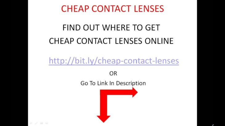 Cheap Contact Lenses Online – Save 70% Off Retail