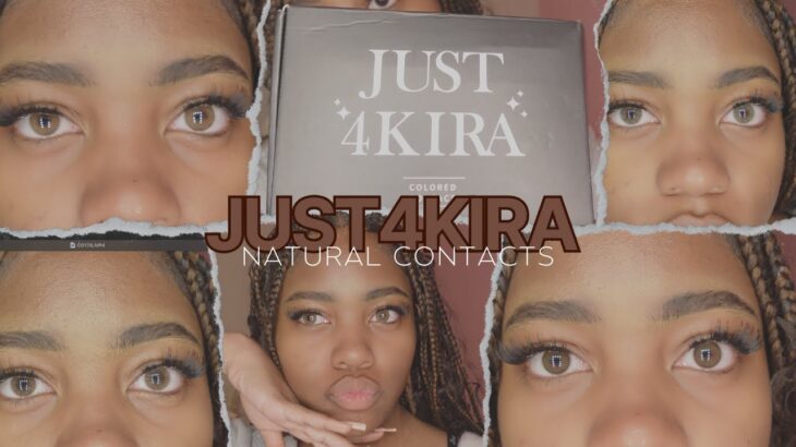 natural colored contacts for darker eyes ft JUST4KIRA