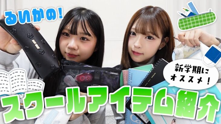 【筆箱紹介】るいかが新学期に購入したスクールアイテムはこちら！