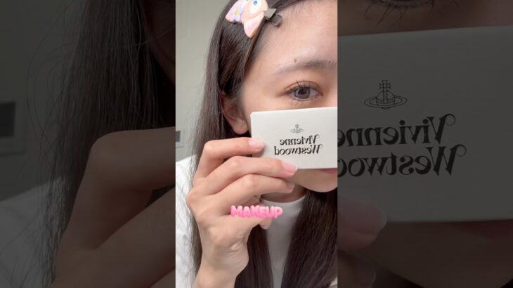 ビビアンのカラコンでMAKEUP🎀#カラコン #VivienneWestwood #メイク #makeup #韓国メイク #ブルベ夏
