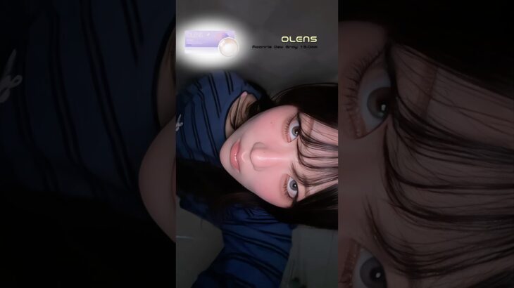 OLENSさんからいただいたMoonriseをつけました(ᐢ ܸ. .ܸ ᐢ)♡ #POPLENS #OLENS  #カラコン #韓国カラコン #カラコンレポ #ムーンライズ #水光カラコン