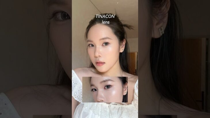 Lens tinacon #makeup #shortvideo