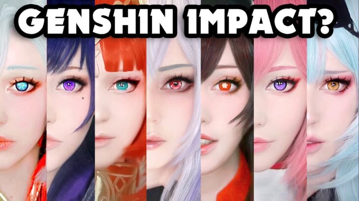 Which Contact Lenses are ACTUALLY good for Genshin Impact cosplays? (Full Ranking!)