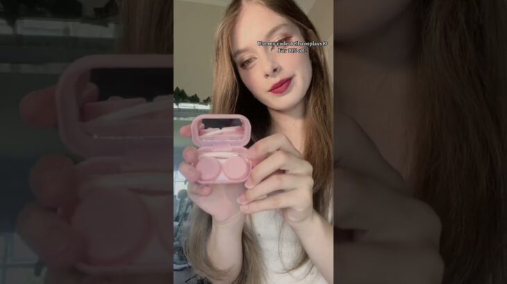 Go checkout @PinkyParadiseVideo cute contact lenses!! #cosplay #contactlenses #pinkyparadise#anime