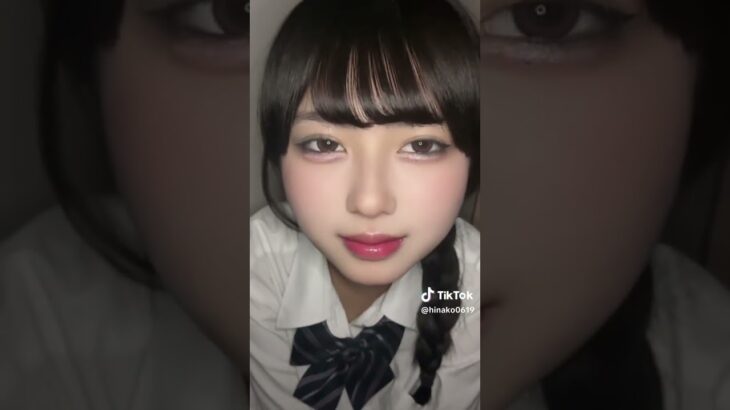 おひな様カラコン可愛い。#きらゆめブラウン #シャプン #PR #今日好き #ハロン編