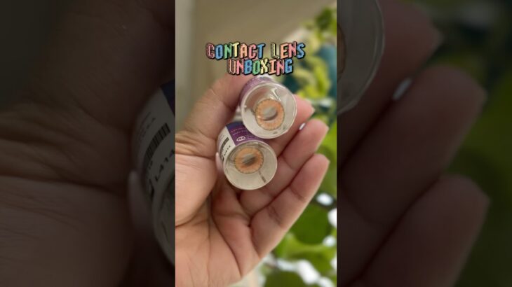 Unboxing & storing new lenses #reels #lens #contactlenses #coloredlenses #unboxing #unboxingvideo