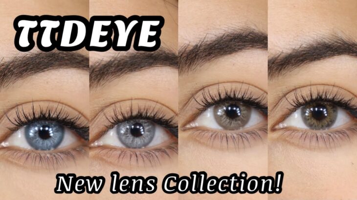 TTD Eye NEW COLOR CONTACT COLLECTION! | try on Haul| Dark brown eyes
