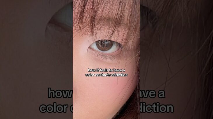 no makeup without contacts because i’m BLINDD 😭💔 #shorts #colorcontactlenses