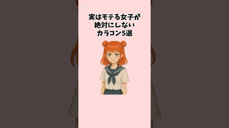 実はモテる女子が絶対にしないカラコン5選　#恋愛 #恋愛雑学 #カラコン