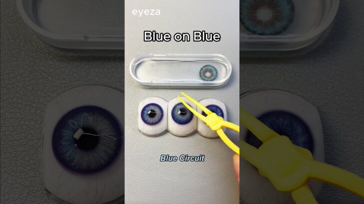💚Transform your blue eyes with a pop of green! Green lenses on blue eyes for a vibrant look! #lenses