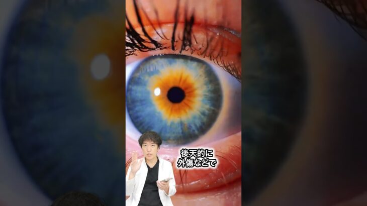これカラコンじゃないの!?幻想的な虹色の目!!#shorts
