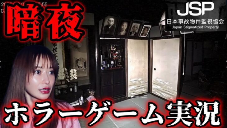 【生配信】暗夜のホラーゲームが怖すぎる