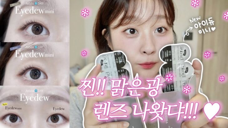 [렌즈미]찐 맑광✨ 아이듀미니 리뷰합니다